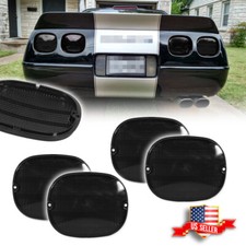4PCS Smoked Black Rear Tail