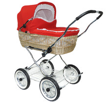 EICHHORN Korbkinderwagen -