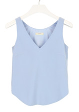 Suistudio Roxy Bluse Damen UK 6 Gefuttert Seide Pullover V Ausschnitt Blau