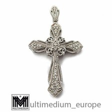 Silber Kreuz Anhänger Diamant 925 sterling silver cross pendant diamond
