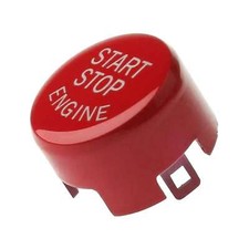 Start Stop Knopf rot glanz