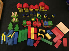 Lot Konvolut Holzeisenbahn