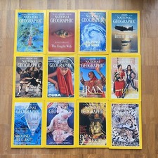 National Geographic 1999 englisch komplette Sammlung 1-12 Zeitschrift Hefte Maps