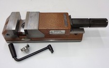 Maschinen-Schraubstock Allmatic 125mm mit Drehplatte (gebr.) Deckel Fräsm.