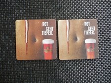 2 Bierdeckel von der Brauerei