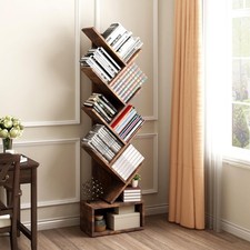 8 Ebenen Eckregal Bücherregal