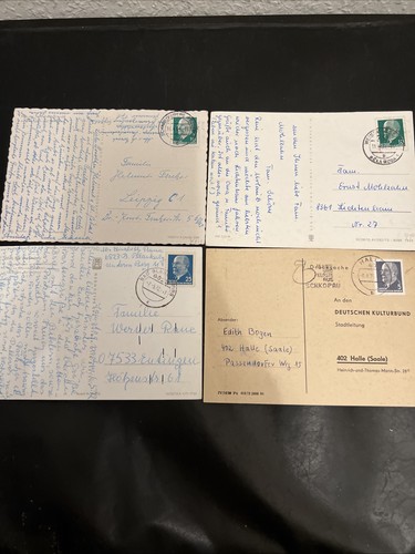 Ddr ulbricht postkarten lot - ddr,