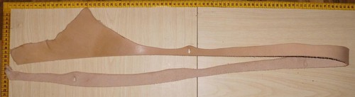 Leder reste bis mm - 2, stärke