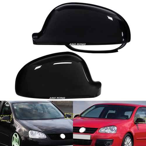 Spiegelkappen schwarz für - 2x,