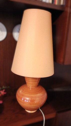 Tischlampe 60er keramik - 60er,,