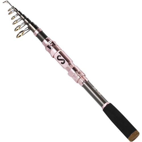 Angelrute kohlefaser rosa - kohlefaser, 3,0m