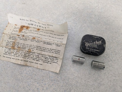 Vintage owzthat cricket spiel - cricket,