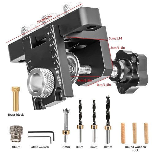 Bohrschablone 3in1 für 15mm - bohrschablone,