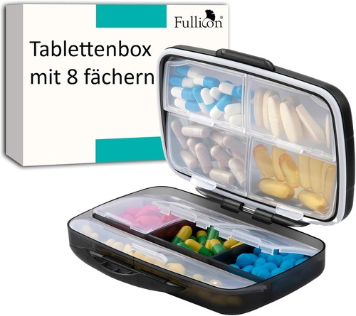 Tablettenbox mit fächern - tablettenbox,