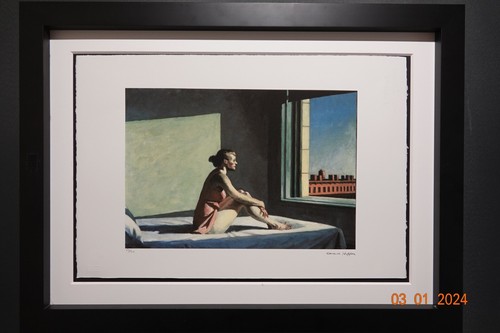 Edward hopper lithographie 3d - hopper,