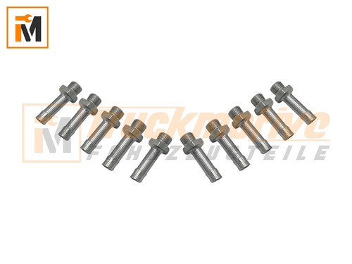 10x schlauchstutzen tülle m16 - schlauchstutzen,