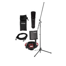 Fame Audio, Großmembran Kondensatormikrofon-Set, 20Hz-20kHz, 125dB, 48V, Schwarz