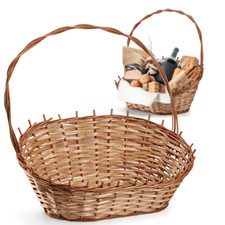 KADAX Geschenkkorb, Weidenkorb, Henkelkorb