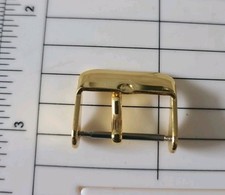 Dornschliesse Edelstahl Ersatzschliesse Universal Gold  -20 mm Stegbreite