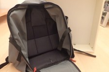 Transport-Rucksack für Inline-Skates graublau