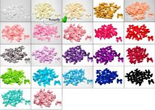 20 Satin Schleifen 2,5cm Mini Hochzeit Streu Deko Scrapbooking Fertigschleifen