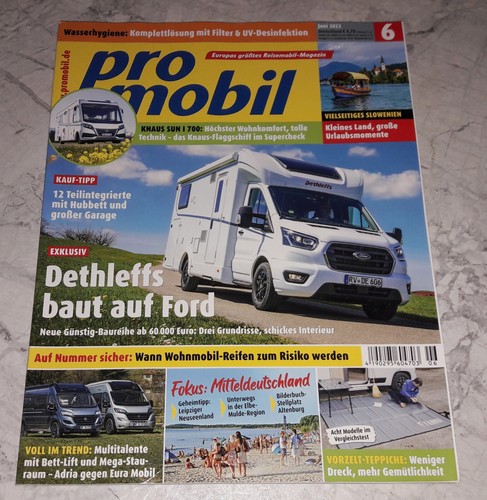 Promobil 2022 reiseziele - promobil, 6/2022