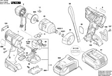 Bosch GDS18V-EC 300 ABR Schlagschrauber original Ersatzteile Liste 3601JD8200