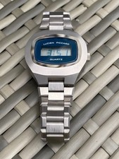 VINTAGE LUCIEN PICCARD QUARTZ-ELEKTRONISCH LCD SWISS MADE NEU OLD STOCK