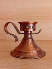DDR 9,5cm Kupfer Kerzenhalter