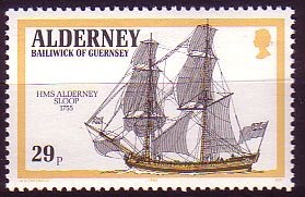 Alderney 45 schaluppe - mi.nr.,