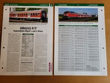 Wagen-Archiv / 4.2 - RegionalBahn-Wagen 1. und 2.Klasse, ABn(rz) 417 /30 Seiten