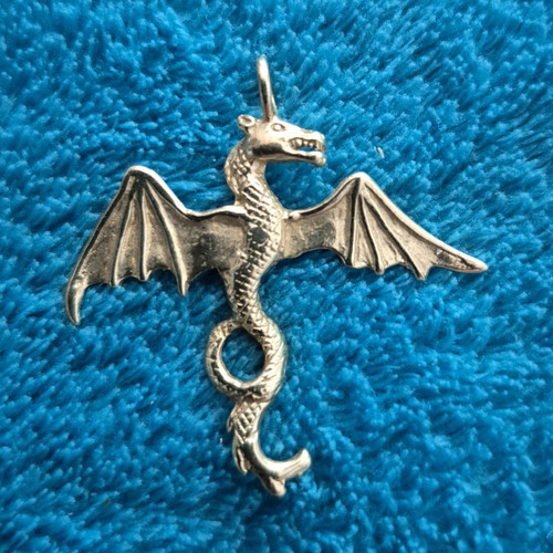 Anhänger drache 585 gold - 585,