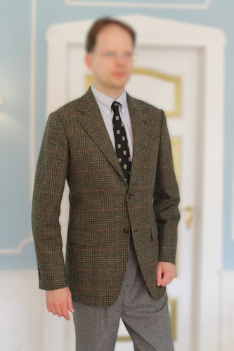 Tweed sakko herren - tweed-sakko, grün