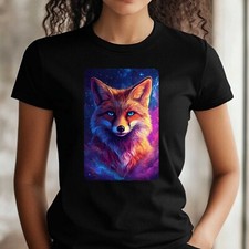 Frauen T-Shirt Neon Fuchs