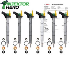 6x 0445115037  0445115079 059130277BD Audi VW 3.0 TDI Injektor Einspritzdüse