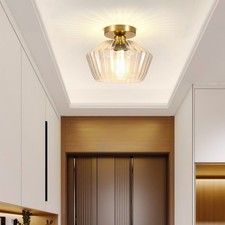 Kristall Deckenlampe LED Deckenleuchte Schlafzimmer Lampe Kronleuchter Lüster DE