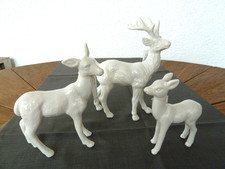 Kaheku Figur HIRSCH + REH REMUS, aus Porzellan weiß Artikel bitte auswählen