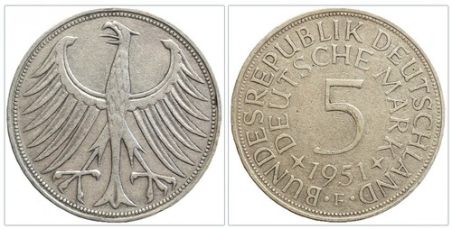Brd deutsche mark 1951 - brd,