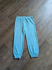 Frottee Schlafanzughose - Gr. 158 - mintfarben