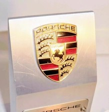 PORSCHE-Briefbeschwerer/Aluminiumpylon 25x60x100mm - wie NEU