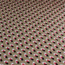 Viskosejersey Ovale auf Camel