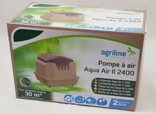 Aqua Air 2 Sauerstoffpumpe 2400 l/h mit Steinen Schlauch Verteiler Eisfreihalter