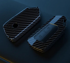 Hülle für VW Golf 8 Cupra Seat Skoda Carbon Optik Schutzhülle Schlüssel Case