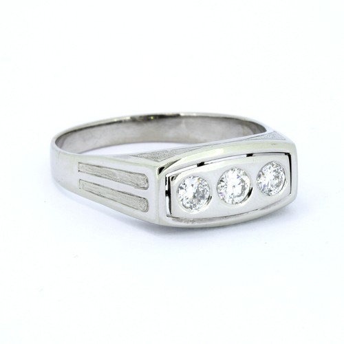 Diamant ring 750 gold - ring,