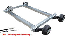 Tandem Achse 2800kg Anhänger Schlegl 2xSB14 Auflage 1600mm 5x112 gebremst 10Grad