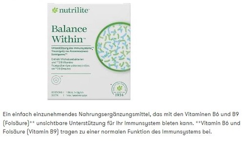 Balance within vitamine - b-vitamine, und