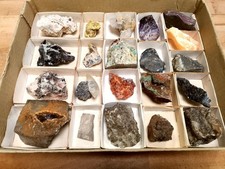 Mineralien/Mineraliensammlung - Konvolut/Lot/Flat/Kiste/Karton 15