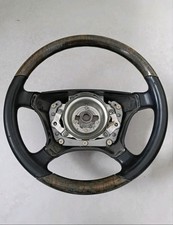 W140 LENKRAD MIT HOLZDEKOR VOGELAUGENAHORN