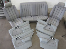 Innenausstattung Sitz Sitze Mercedes W201 W 201 190 Karo GRAU MOPF STOFF Sport