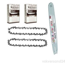 Schwert 38cm 3/8x1,5 für Dolmar Motorsäge 111 112 113 114  + 2 Säge Ketten